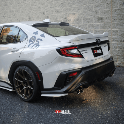 JDMuscle [22-25 WRX] STI Style Duck Bill Spoiler-Paint Matched/Gloss Black