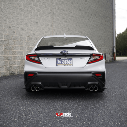 JDMuscle [22-25 WRX] STI Style Duck Bill Spoiler-Paint Matched/Gloss Black