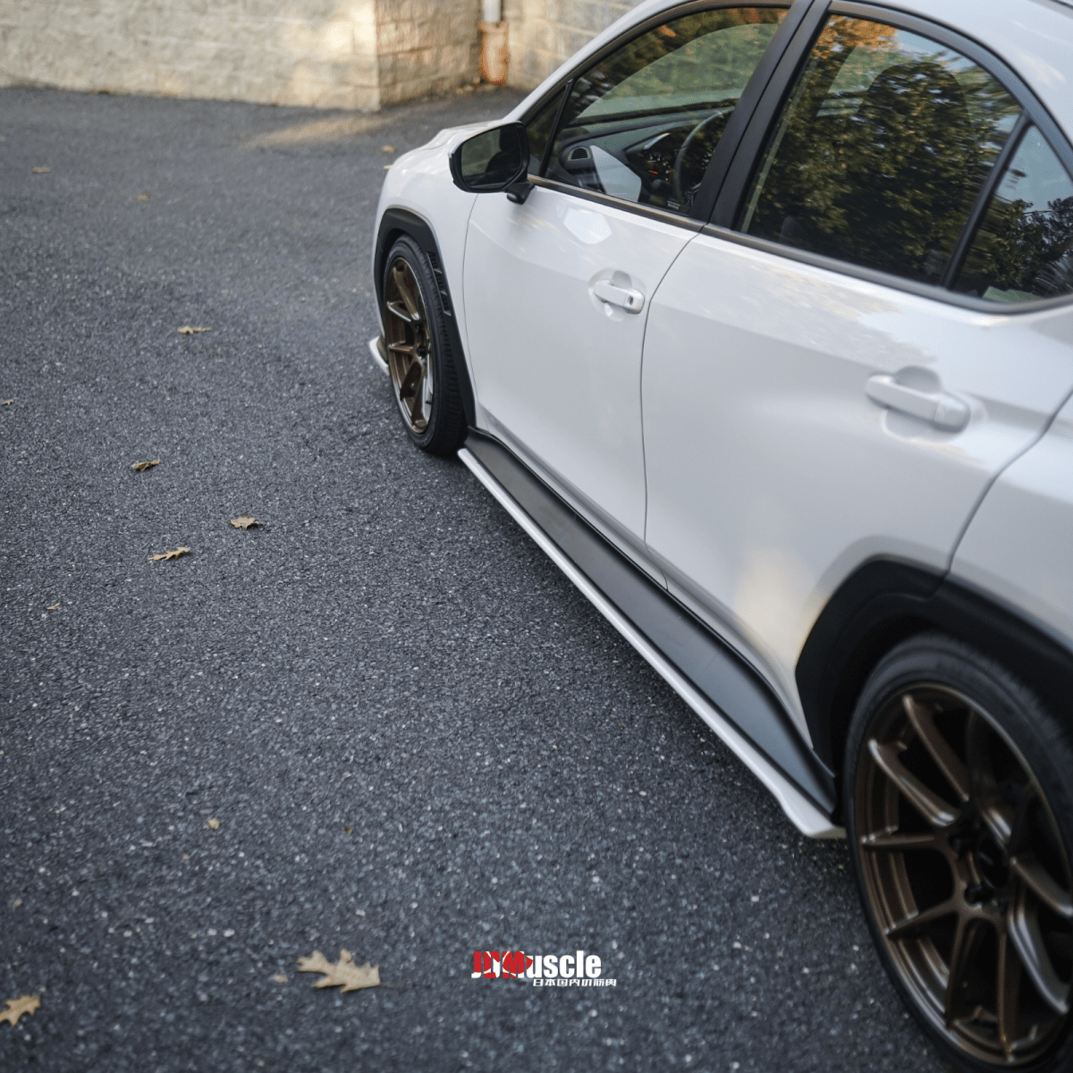 JDMuscle STI Style Side Skirts-Paint Matched/Gloss Black (2022-2025 Subaru WRX)