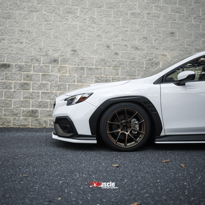 JDMuscle STI Style Side Skirts-Paint Matched/Gloss Black (2022-2025 Subaru WRX)
