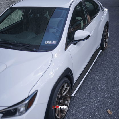 JDMuscle STI Style Side Skirts-Paint Matched/Gloss Black (2022-2025 Subaru WRX)