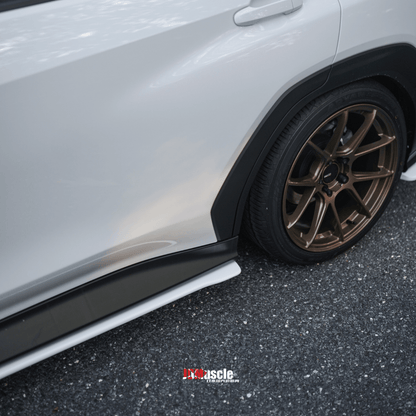 JDMuscle STI Style Side Skirts-Paint Matched/Gloss Black (2022-2025 Subaru WRX)