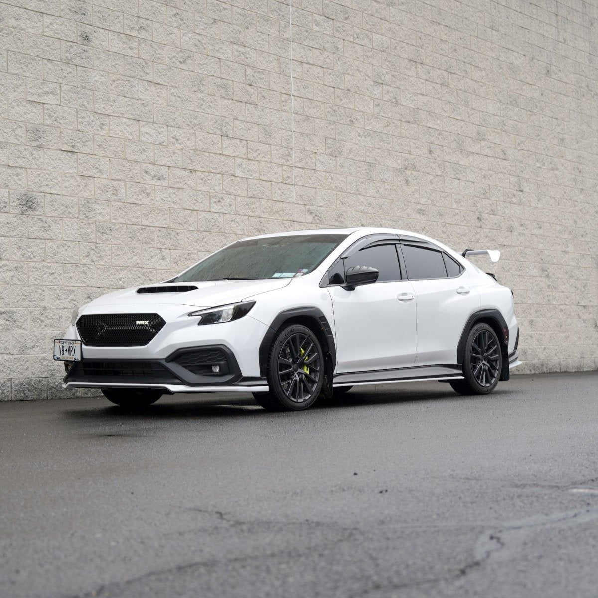 JDMuscle [22-25 WRX] STI Style Swan Neck Spoiler | Paint Matched / Carbon Fiber