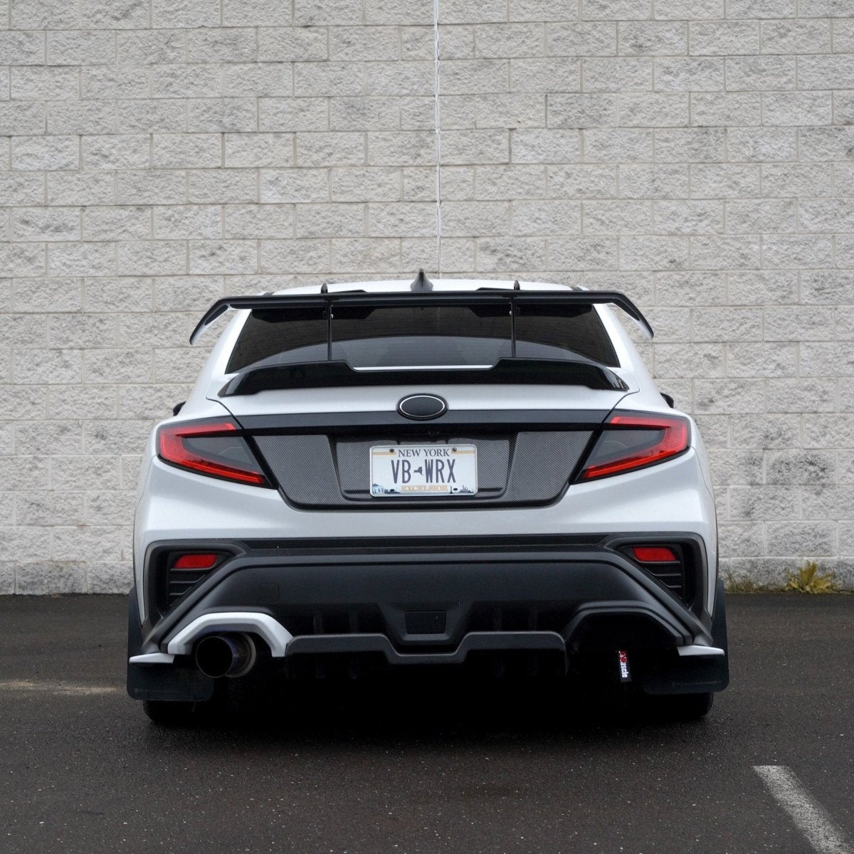 JDMuscle [22-25 WRX] STI Style Swan Neck Spoiler | Paint Matched / Carbon Fiber