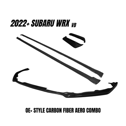 JDMuscle [WRX 22-25] Tanso Carbon Fiber Aero Combo OE+ Style