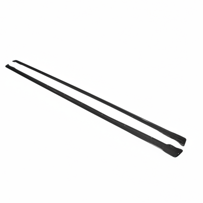 JDMuscle [22-25 WRX] Tanso Carbon Fiber Side Skirts - OE+ Style