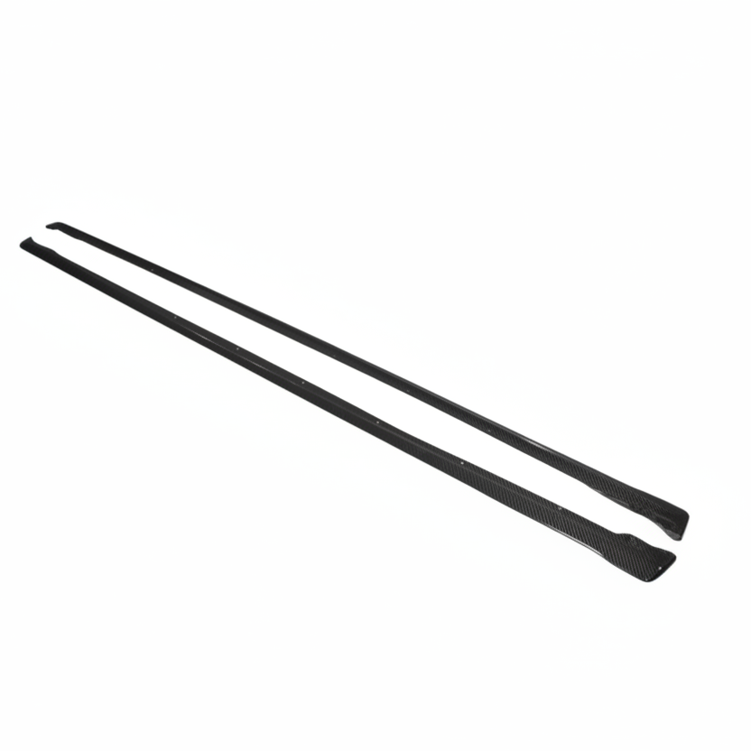 JDMuscle [22-25 WRX] Tanso Carbon Fiber Side Skirts - OE+ Style