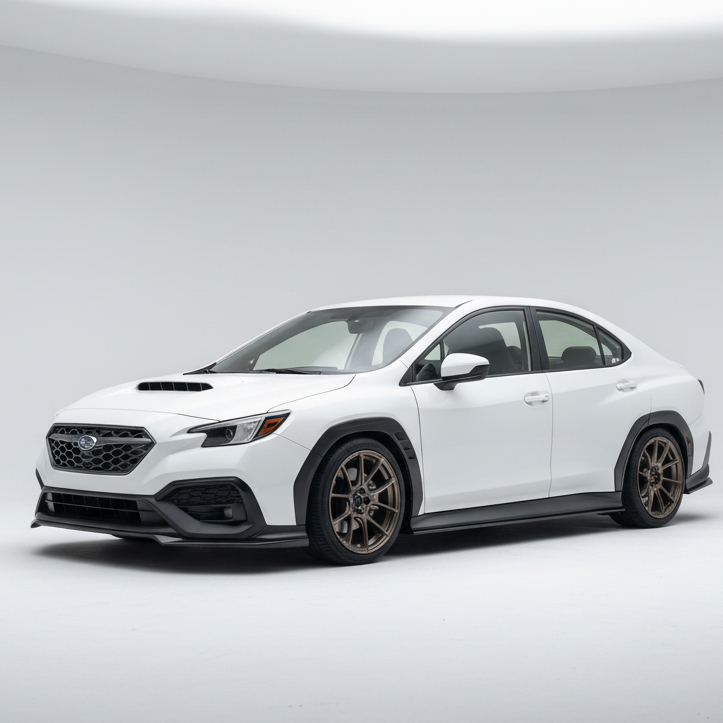 JDMuscle [22-25 WRX] Tanso Carbon Fiber Side Skirts - OE+ Style