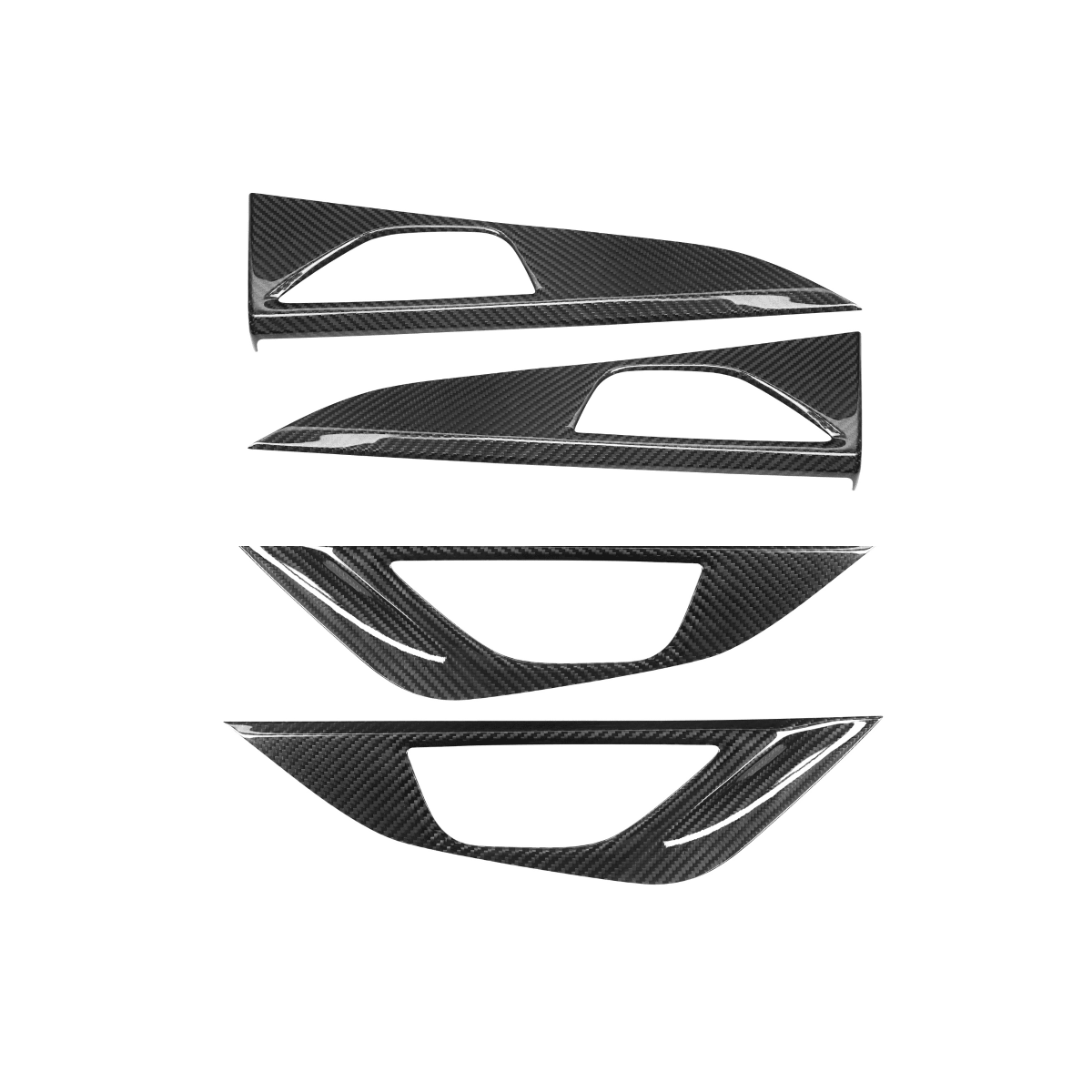 JDMuscle [22-25 WRX] Tanso Dry Carbon Fiber Door Panel Covers - 4 PC