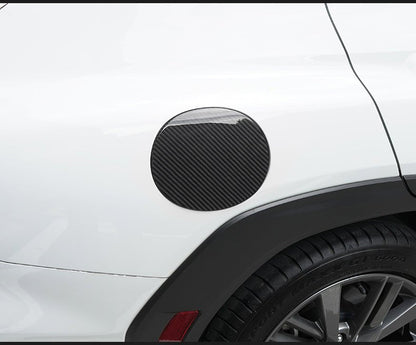 JDMuscle [WRX 22-25] Tapa de la puerta del depósito de combustible de fibra de carbono seca Tanso