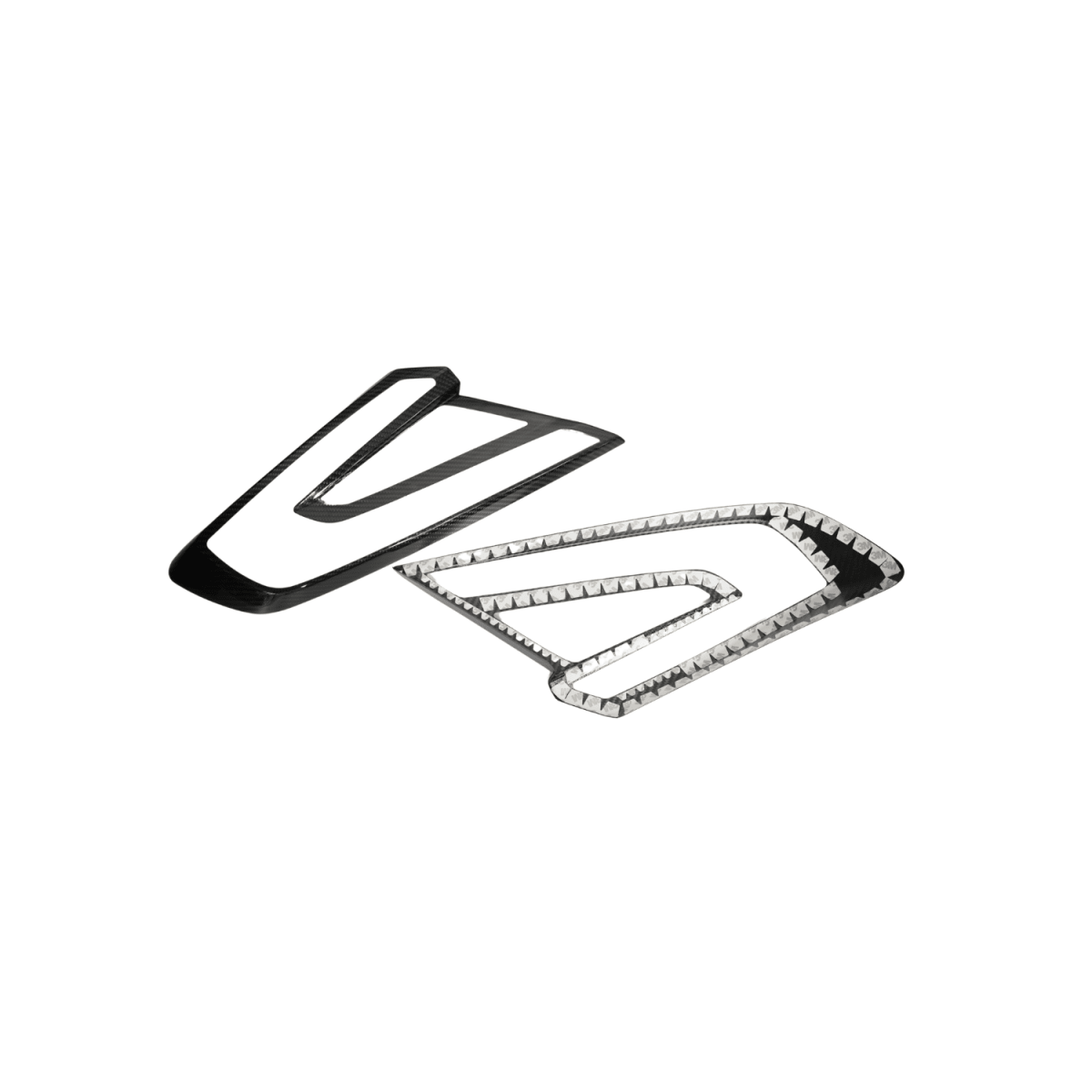 JDMuscle [WRX 22-25] Cubiertas de luces traseras de fibra de carbono seca Tanso