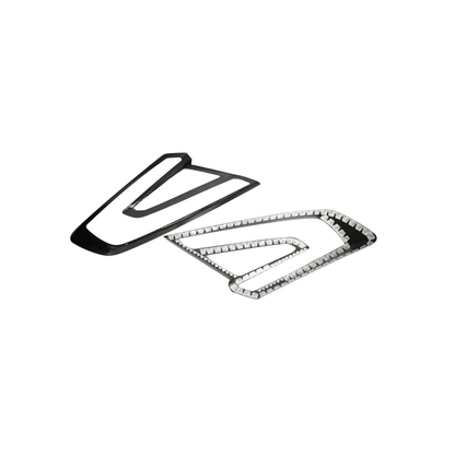 JDMuscle [WRX 22-25] Cubiertas de luces traseras de fibra de carbono seca Tanso