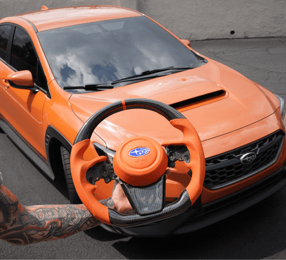 JDMuscle Ultimate Series Steering Wheel compatible w/ MT & CVT (2022-2025 Subaru WRX)