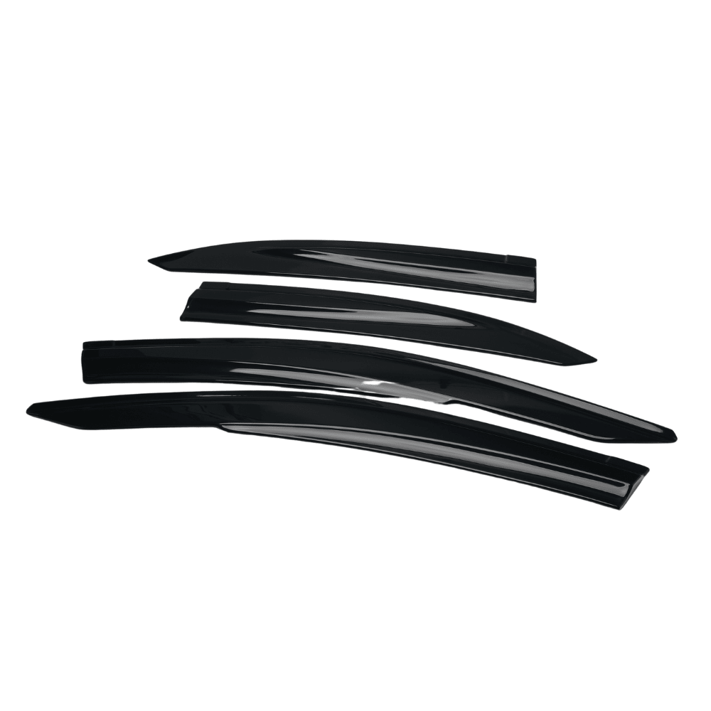 JDMuscle V1 Rain Guards / Window Visors-Acrylic/Carbon Fiber (2022-2025 Subaru WRX)