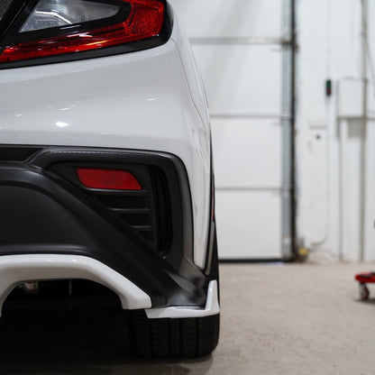JDMuscle [22-25 WRX] V1 Rear Spats ABS / Paint Matched / Gloss Black