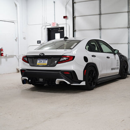 JDMuscle [22-25 WRX] V1 Rear Spats ABS / Paint Matched / Gloss Black