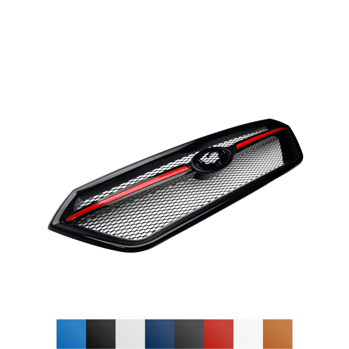 JDMuscle [22-25 WRX] V2 Front Bumper Grille-Paint Matched/Gloss Black