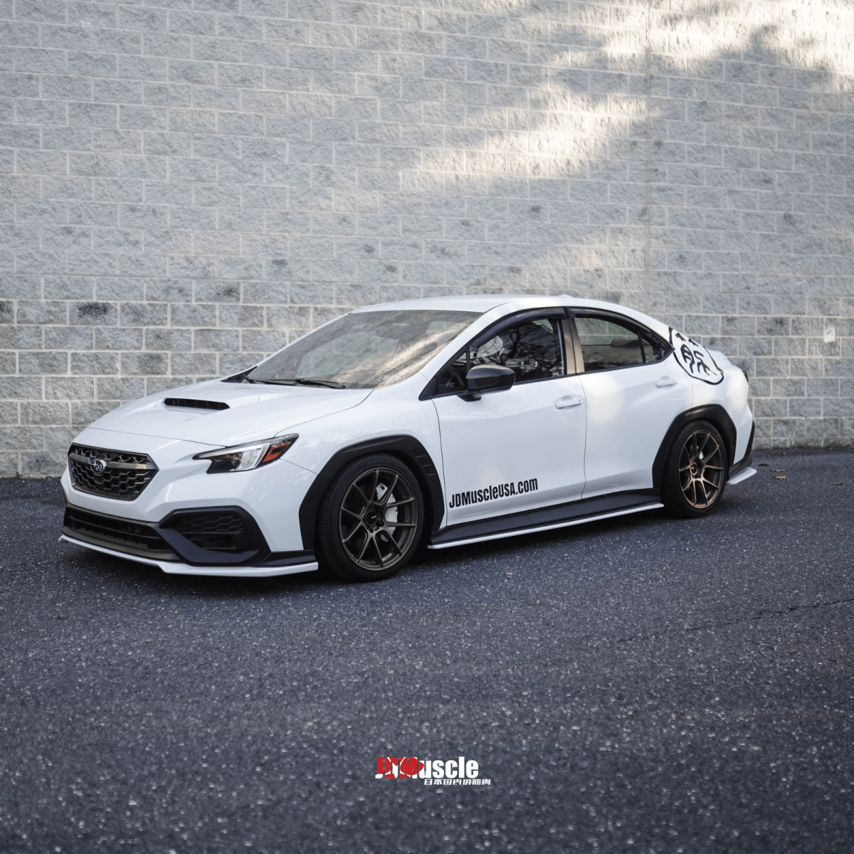 Protectores de lluvia/viseras para ventanas JDMuscle [WRX 22-25] V2