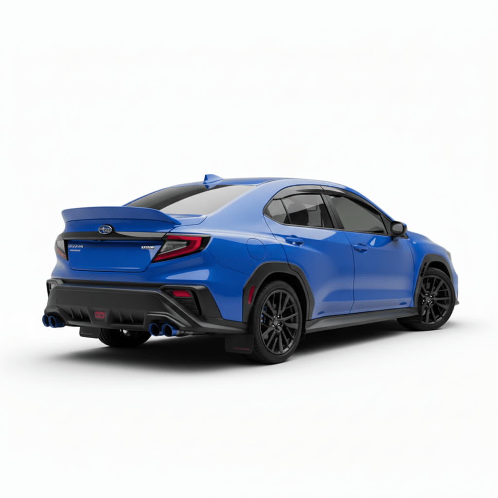 JDMuscle [22-26 WRX] V3 Duck Bill Low Profile Spoiler | Painted Matched