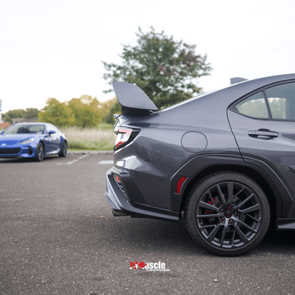 JDMuscle [22-25 WRX] VA STI Style 3-Piece Spoiler-Paint Matched/Gloss Black/ABS *Final Edition