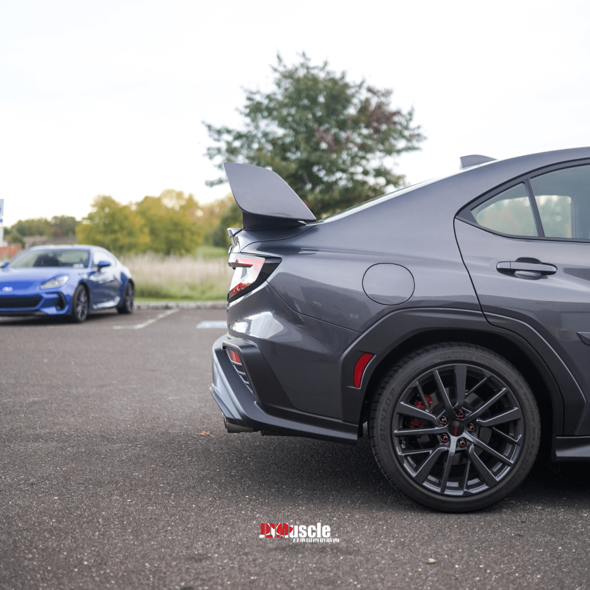 JDMuscle [22-25 WRX] VA STI Style 5-Piece Spoiler-Paint Matched/Gloss Black/ABS *Final Edition