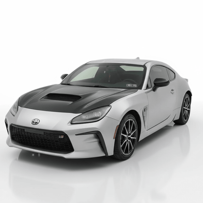 JDMuscle Tanso Carbon Fiber Hood - STI Style (22+BRZ/GR86)