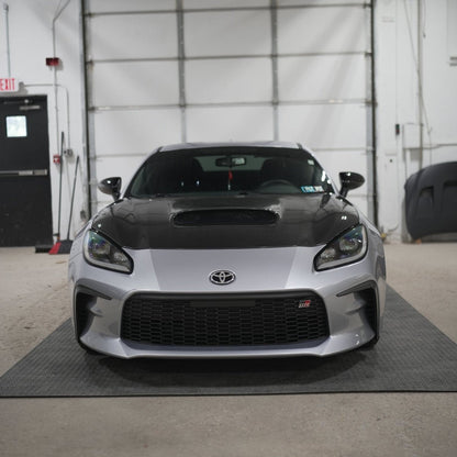 JDMuscle Tanso Carbon Fiber Hood - STI Style (22+BRZ/GR86)
