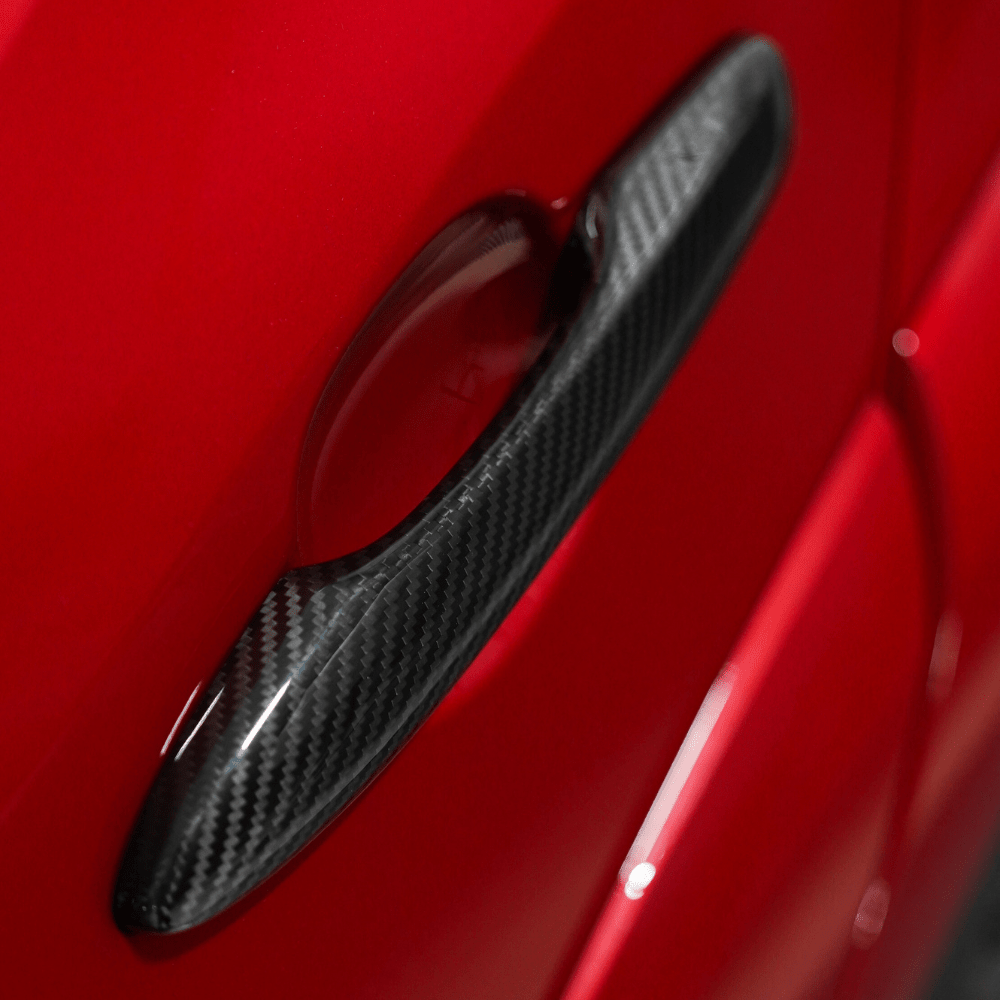 JDMuscle [23-24 Toyota GR Corolla] Carbon Fiber Door Handle Covers (4PC)