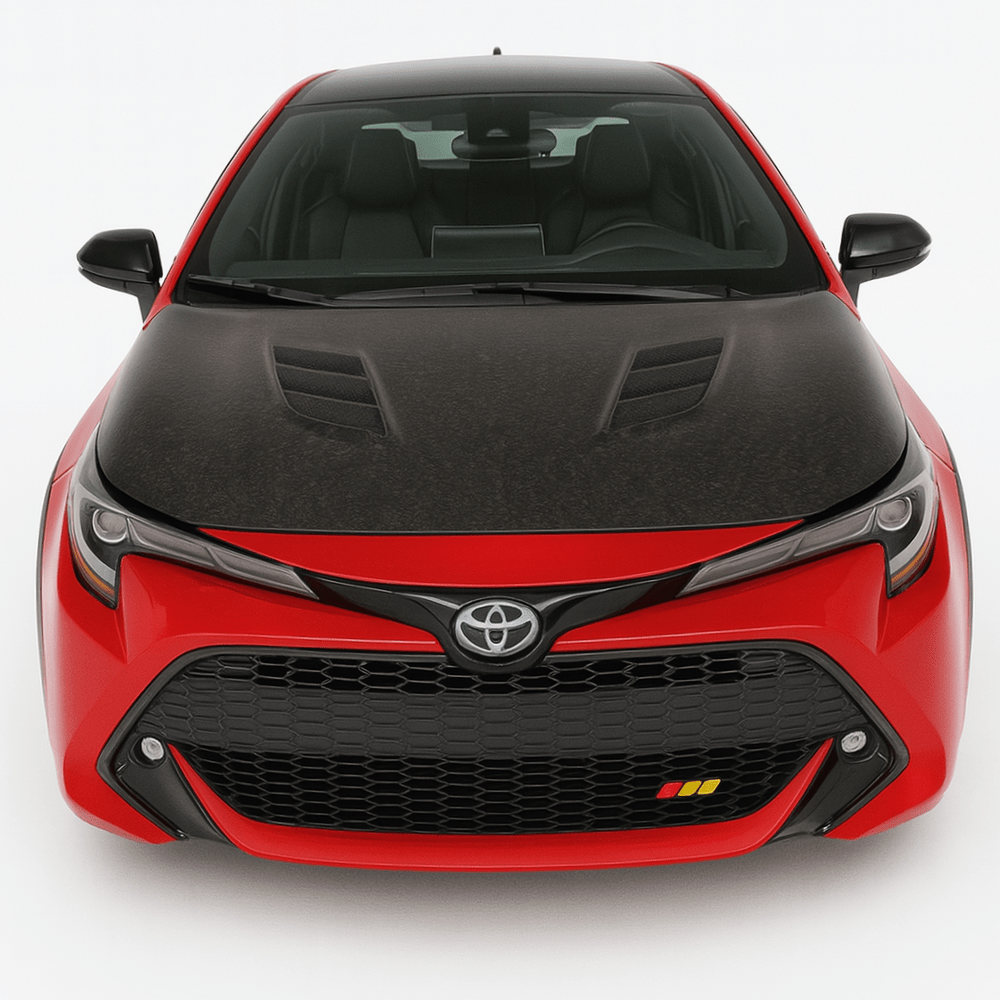 JDMuscle [Corolla GR 23+, Corolla Hatchback 19+] Capó de fibra de carbono - Estilo VS