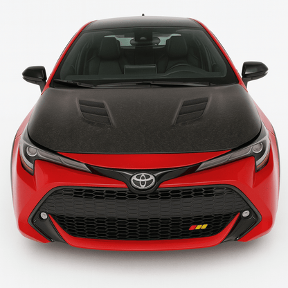 JDMuscle [Corolla GR 23+, Corolla Hatchback 19+] Capó de fibra de carbono - Estilo VS