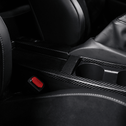 JDMuscle [23-24 Toyota GR Corolla] Carbon Fiber Cup Holder Cover