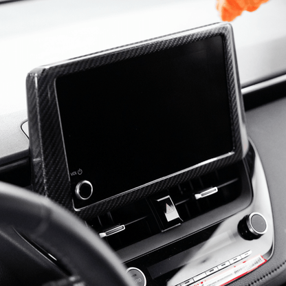 JDMuscle [23-24 Toyota GR Corolla] Carbon Fiber Screen Bezel Cover