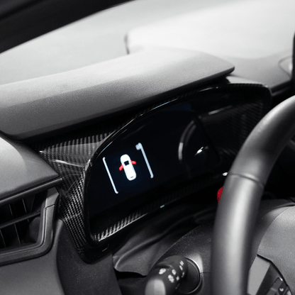 JDMuscle [23-25 Toyota GR Corolla] Carbon Fiber Speedometer Frame Cover