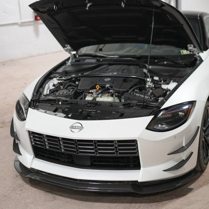 JDMuscle [Nissan Z 23-24] Cubierta de radiador de fibra de carbono