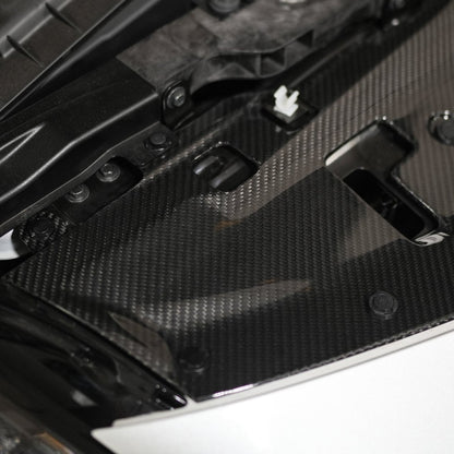 JDMuscle [Nissan Z 23-24] Cubierta de radiador de fibra de carbono