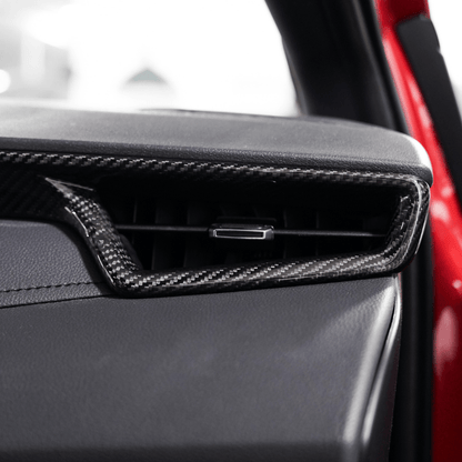 JDMuscle [23-24 Toyota GR Corolla] Carbon Fiber AC Vent Covers (2PCS)