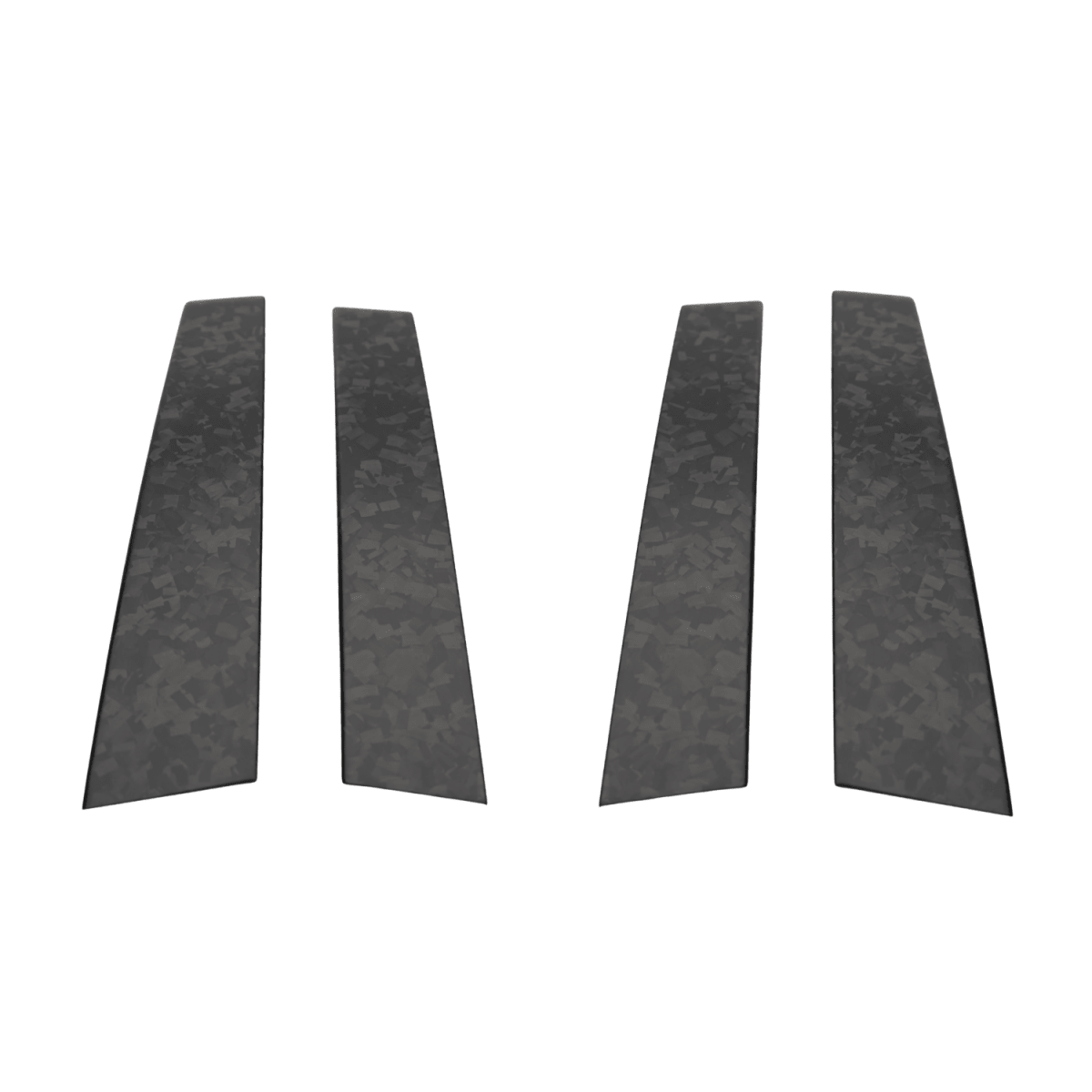 JDMuscle [23-24 Toyota GR Corolla] Carbon Fiber Exterior B-Pillar Covers (4PC)