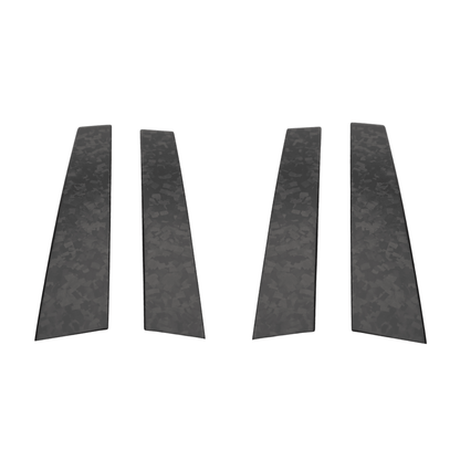JDMuscle [23-24 Toyota GR Corolla] Carbon Fiber Exterior B-Pillar Covers (4PC)