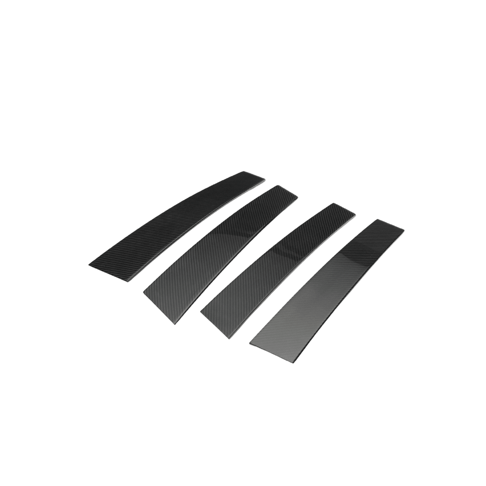 JDMuscle [23-24 Toyota GR Corolla] Carbon Fiber Exterior B-Pillar Covers (4PC)