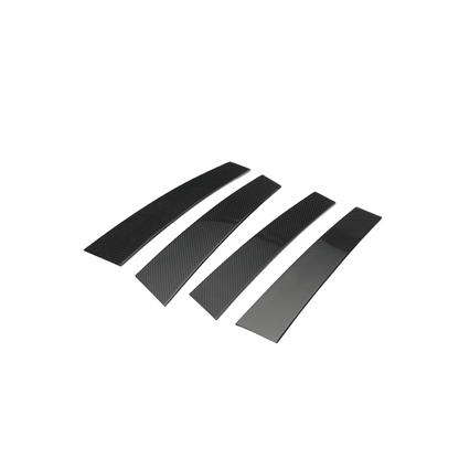 JDMuscle [23-24 Toyota GR Corolla] Carbon Fiber Exterior B-Pillar Covers (4PC)