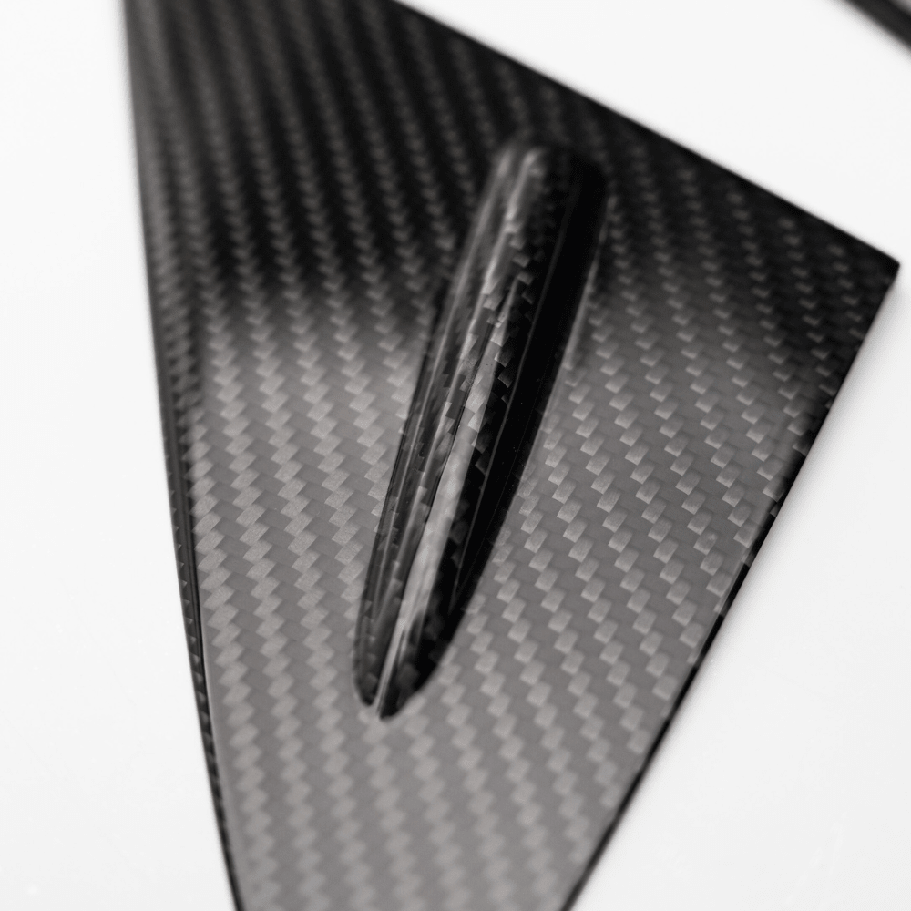 JDMuscle [23-24 Toyota GR Corolla] Carbon Fiber J-Panel Wind Defelctor Covers (2PC)