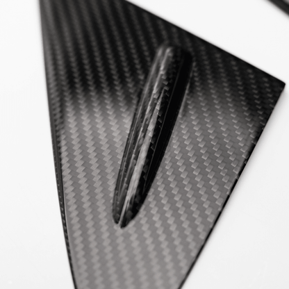 JDMuscle [23-24 Toyota GR Corolla] Carbon Fiber J-Panel Wind Defelctor Covers (2PC)