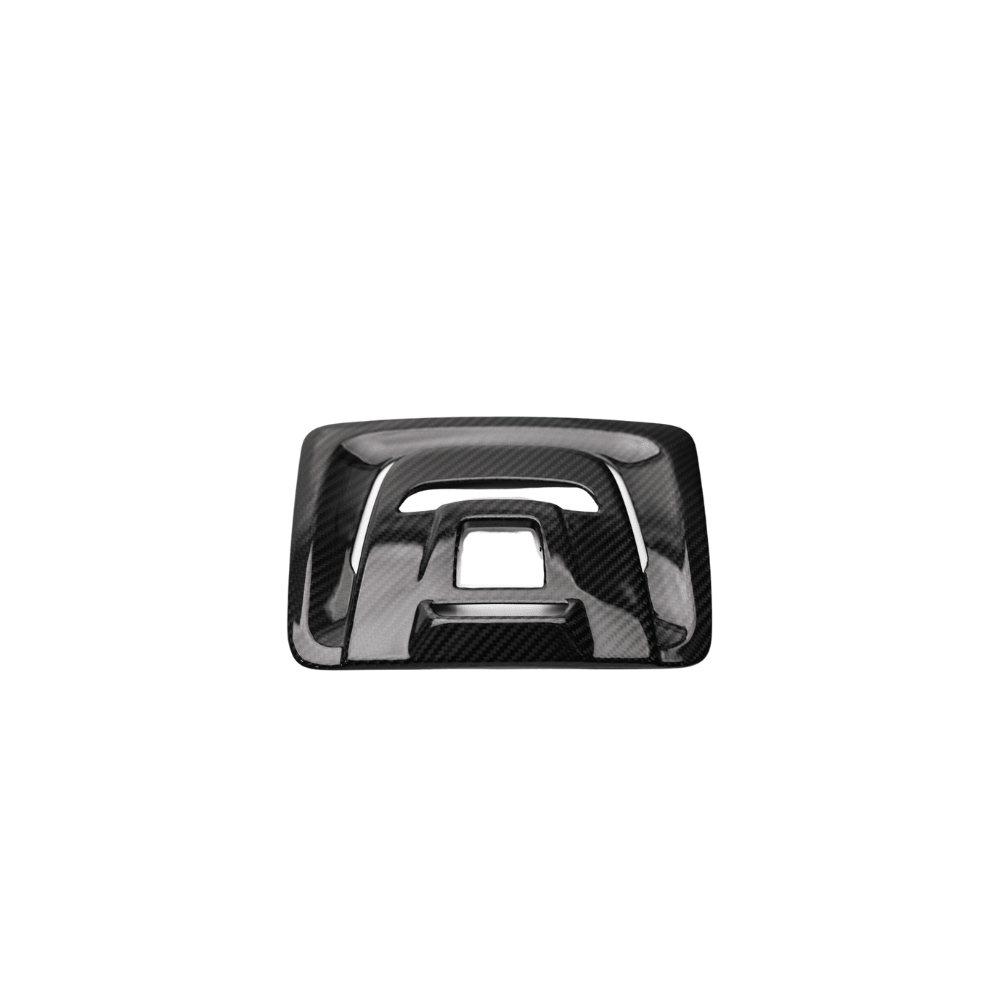 JDMuscle [23-24 Toyota GR Corolla] Carbon Fiber Overhead Map Light Switch Cover - 1