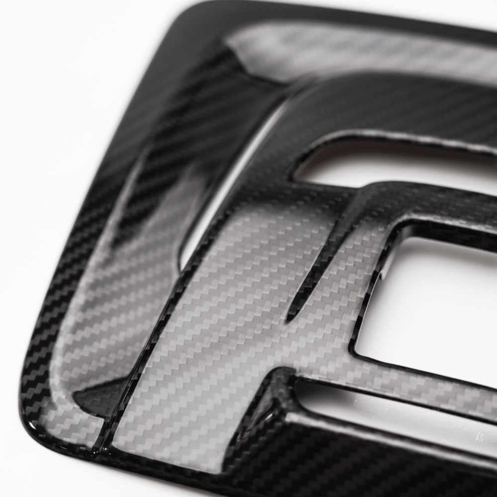 JDMuscle [23-24 Toyota GR Corolla] Carbon Fiber Overhead Map Light Switch Cover - 4