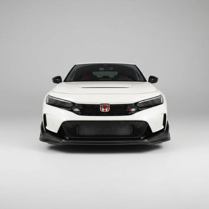 JDMuscle [23 - 26 Type R] SpecM Pre - preg Carbon Fiber Front Lip (3 - Piece) - 1
