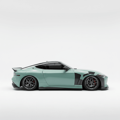 JDMuscle [23+ Nissan Z] Vented V1 Carbon Fiber Fenders - 1