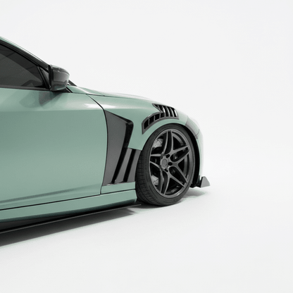 JDMuscle [23+ Nissan Z] Vented V1 Carbon Fiber Fenders - 2
