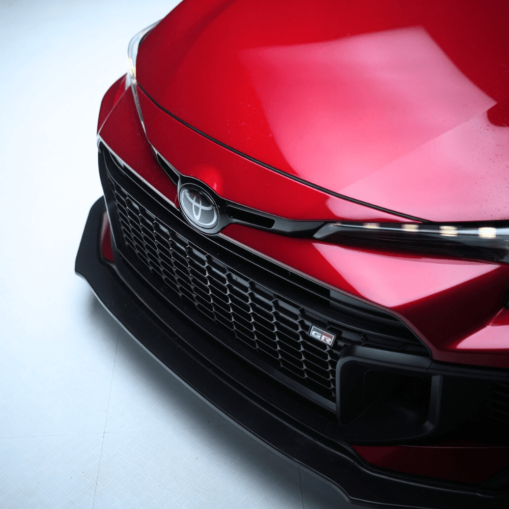JDMuscle [25 - 26 GR Corolla] Spec Kogeki Front Lip | Matte/Gloss Black and Carbon Fiber - 4