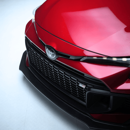 JDMuscle [25 - 26 GR Corolla] Spec Kogeki Front Lip | Matte/Gloss Black and Carbon Fiber - 4