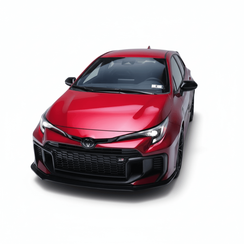 JDMuscle [25 - 26 GR Corolla] Spec Kogeki Front Lip | Matte/Gloss Black and Carbon Fiber - 1